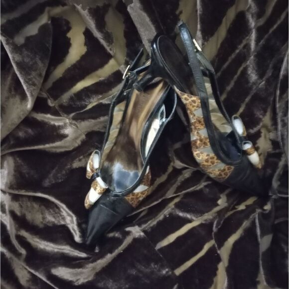 🆕👠J Renee Leopard Print Slingbacks - Picture 6 of 12
